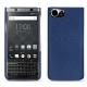 レザーケース Blackberry Keyone - Bleu frisson