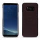 Capa em pele Samsung Galaxy S8 - Marron envoûtant