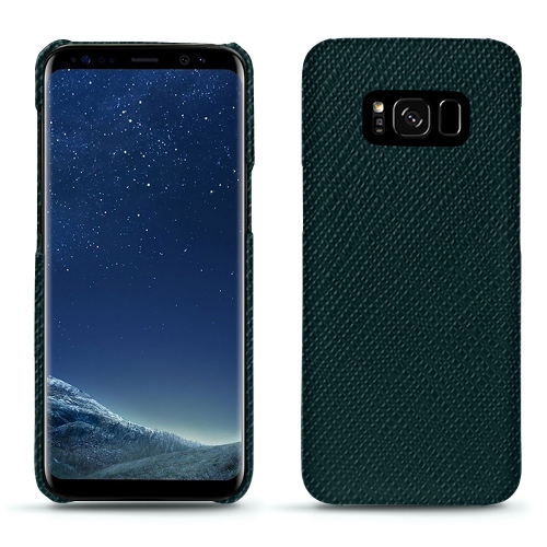 Samsung Galaxy S8 : Les étuis cuir chics et élégants Vert séduisant ( Pantone #1d3c34 ) 