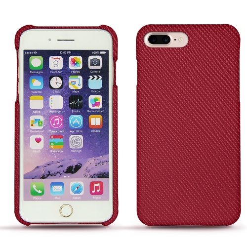 レザーケース Apple iPhone 7 PlusRouge passion ( Pantone #a6192e ) 