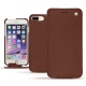 Lederschutzhülle Apple iPhone 7 Plus - Marron délicat