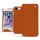 Funda de piel Apple iPhone 7 Plus - Orange vibrant