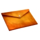 Etui für KFZ Schein - Griffe 2 - Orange Patine