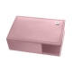 Aufbewahrungsbox für Visitenkarten - Griffe 1 - Rose ( Nappa - Pantone 2365C ) 
