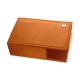 名片收纳盒- Griffe 1 - Mandarine vintage ( Pantone 165C ) 