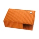 Boite de rangement pour cartes de visite - Griffe 1 - Abaca arancio