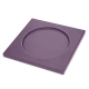 杯垫 - 方形 - x6 - Griffe1 - Lilas ( Nappa - Pantone 2645U ) 