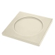 Bases para copos - Quadradas - x6 - Griffe 1 - Blanc (  Nappa - White ) 
