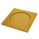 Sottobicchieri x6 - Quadrati - x6 - Griffe 1 - Mimosa ( Pantone 141C ) 