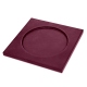 Glasuntersetzer x6 - Quadratisch - x6 - Griffe 1 - Prune vintage ( Pantone 512C ) 