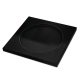 Square Coasters - x6 - Griffe 1 - Onyx ( Black ) 