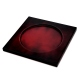 Square Coasters - x6 - Griffe 1 - Rouge Patine