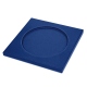 스퀘어 코스터 - x6 - Griffe 1 - Bleu Océan PU