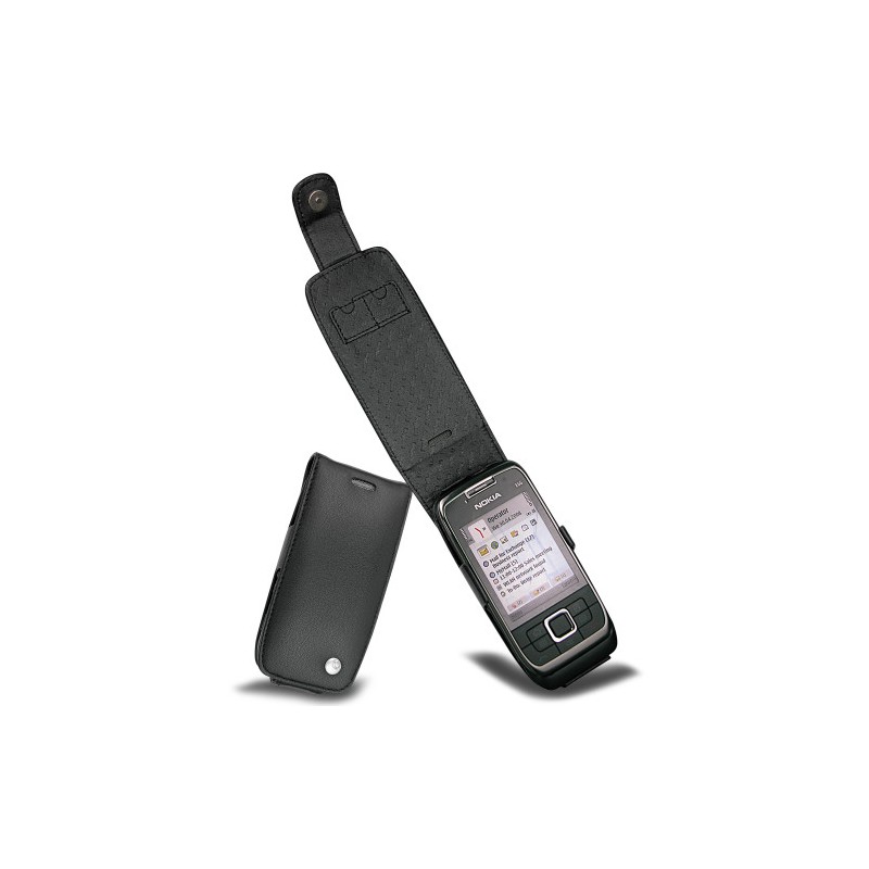 Lederschutzhülle Nokia E66  - Noir ( Nappa - Black ) 
