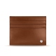 Porte-cartes en cuir - Griffe 1 - Marron ( Nappa - Pantone 1615C ) 