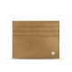 Porta-tarjetas de cuero - Griffe 1 - Sable vintage ( Roughtcut - Gaucho#57254 ) 