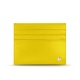 Porta-tarjetas de cuero - Griffe 1 - Jaune fluo