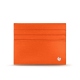 レザーのカードケース - Griffe 1 - Orange fluo
