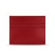 Leather card holder - Griffe 1 - Rouge PU