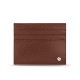 Porte-cartes en cuir - Griffe 1 - Marron délicat