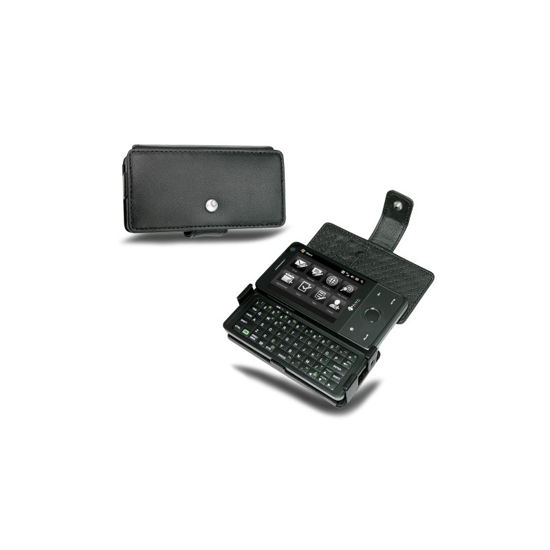 가죽 커버 HTC P4600 - HTC Touch Pro  - Noir ( Nappa - Black ) 