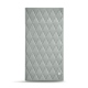 청구서 폴더+D67 - 24 x 12 cm - Gris - Couture ( Nappa - Pantone W428C ) 