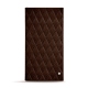 Bill folder - 24 x 12 cm - Châtaigne - Couture ( Pantone 476C ) 