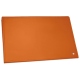 Sous main de bureau en cuir avec rabat - Orange ( Nappa - Pantone 1495U ) 