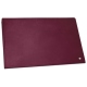 Sous main de bureau en cuir avec rabat - Prune vintage ( Pantone 512C ) 
