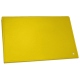 Leather folding desk blotter - Jaune fluo