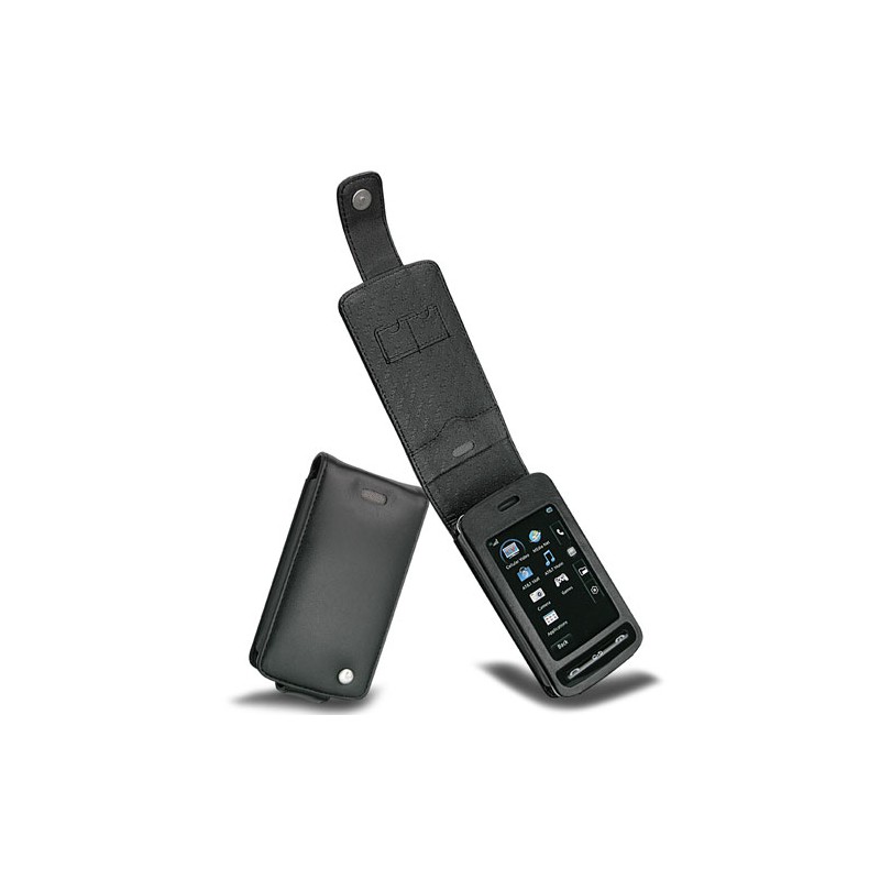 LG CU915 Vu  leather case - Noir ( Nappa - Black ) 