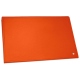 Cartella da lavoro in pelle con linguetta - Orange fluo