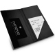 Bill folder - 24 x 12 cm - Noir ( Nappa - Black ) 