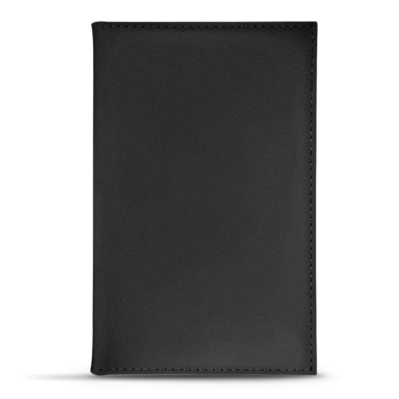 Porte factures - 20 x 12 cm - Noir PU