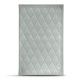 Funda para facturas - 20 x 12 cm - Gris - Couture ( Nappa - Pantone W428C ) 