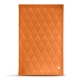 Porte factures - 20 x 12 cm - Orange - Couture ( Nappa - Pantone 1495U ) 