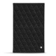 Bill folder - 20 x 12 cm - Ebène - Couture ( Sleek P C12 - Black ) 
