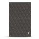 Bill folder - 20 x 12 cm - Anthracite - Couture ( Pantone 424C ) 