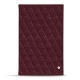 发票夹 - 20 x 12 cm - Lie de vin - Couture ( Pantone 5115C ) 