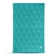 Porte factures - 20 x 12 cm - Bleu fluo - Couture