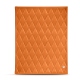 Hotel document folder - Griffe 1 - Orange - Couture ( Nappa - Pantone 1495U ) 