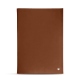 Room service menu holder A4 - Griffe 1 - Marron ( Nappa - Pantone 1615C ) 