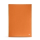 Room service menu holder A4 - Griffe 1 - Orange ( Nappa - Pantone 1495U ) 