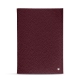 Porte menu room service A4 - Griffe 1 - Lie de vin ( Pantone 5115C ) 