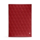 Portamenu  room service A4 - Griffe 1 - Rouge - Couture ( Nappa - Pantone 199C ) 