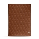 Portamenu  room service A4 - Griffe 1 - Marron - Couture ( Nappa - Pantone 1615C ) 