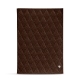 Porte menu room service A4 - Griffe 1 - Châtaigne - Couture ( Pantone 476C ) 