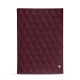 Portamenu  room service A4 - Griffe 1 - Lie de vin - Couture ( Pantone 5115C ) 