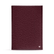 Funda para menús de servicio de habitación A5 - Griffe 1 - Lie de vin ( Pantone 5115C ) 