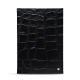 Porte menu room service A5 - Griffe 1 - Crocodile nero
